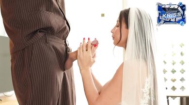 Bride Cheats Before Wedding Sucks Stranger Big Cock Gushing Cumshot Face Fuck