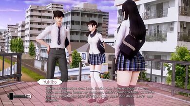 Waifu Academy Asuka Destroyed Me with Hot Blonde College Teen Standing Creampie