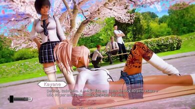 Waifu Academy Asuka Destroyed Me with Hot Blonde College Teen Standing Creampie