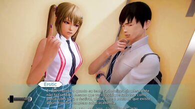 Waifu Academy Asuka Destroyed Me with Hot Blonde College Teen Standing Creampie