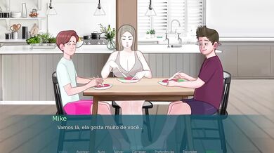 SexNote 78 Destroyed Best Friend Mom Handjob Cumshot Dinner Big Tits Milf