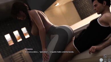 Race of Life Scene 19 Veronica Loses Control Yoga 2 Gushing Cumshot