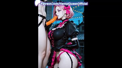 Halloween Lesbian Couple Strap-On Sex Destroyed Gushing Choked Oiled Big Tits Big Ass Outdoor Latex