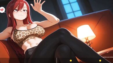 Erza Scarlet Animated Fairy Tail Cock Hero JOI HFO
