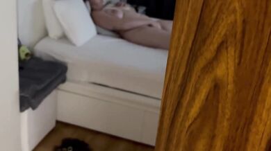 Caught Jerking Off Thick Curvy Amateur Then Destroyed By Rough Doggy Style Handjob