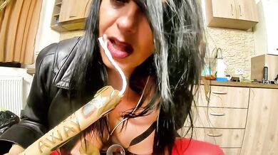 Leather Mistress Dominance Dirty Talk And Thick Cock