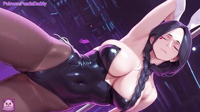 Bleach Bunny Suit Hentai Retsu Unohana Big Tits Blowjob For Boss By PandaDaddy
