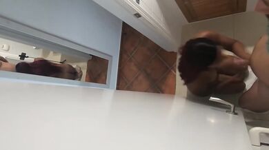 Sloppy Deepthroat Destroyed By Redhead Stepsis Gushing Cumshot In Shower