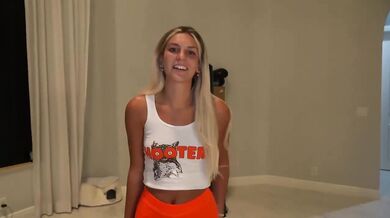 College Freshman Blonde Teen Destroyed By Blowjob Cum Facial At Frat House