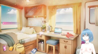 Destroyed Gushing Big Tits Anime Hentai Beach Story Visual Novel Gameplay