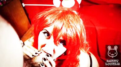 Bowsette Destroys You POV Blowjob Gushing Cumshot Big Tits Latina Leather Redhead