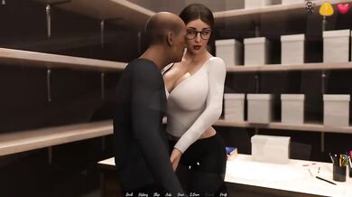 Older Office Boss Destroyed Secretary Girl With Tight Clothes