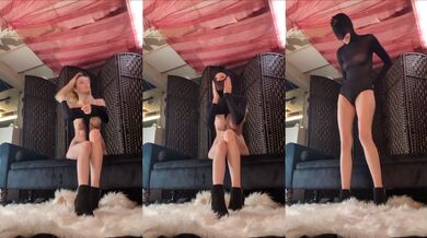 BTS Photoshoot Destroyed Gushing Choked Black Fetish Lingerie
