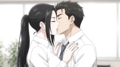Office secretary seduces boss for anal blowjob and squirt while fucking with stockings