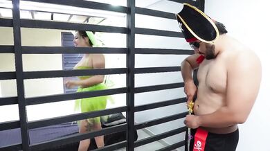 Latina Pirate Slut Destroyed By Big Dick Depp Throat And Rough Sex Cumshot