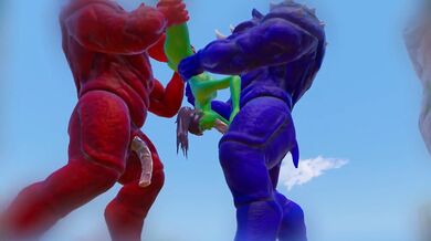 Destroyed Double Anal Squirting Monster Furry Threesome Rough Black