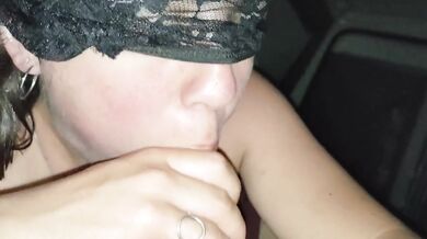 Sloppy Deepthroat French Blowjob By Brunette At Campsite