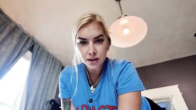 Cubbi Thompson PAWG Destroyed By Big Dildo Solo Strip Cum Drip