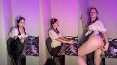 Asian Schoolgirl Virgin Fails Exam and Seduces Teacher for Hard Big Ass Anal
