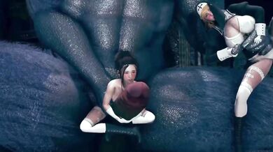 Wicked Sisters Pact With Devil Destroyed By Huge Cock And Gushing Creampie