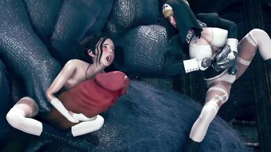 Wicked Sisters Pact With Devil Destroyed By Huge Cock And Gushing Creampie