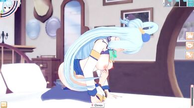 Aqua Destroyed With Creampie And Masturbation Loves It Hardcore