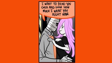 Halloween Party Vampire Babe Destroyed Gushing Choked Cartoon Comic Dub Verified Couples Slipshine