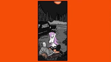 Halloween Party Vampire Babe Destroyed Gushing Choked Cartoon Comic Dub Verified Couples Slipshine