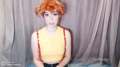 POV Misty Delivers Bare Bottom Spanking OTK As The Official Cerulean City Gym Leader