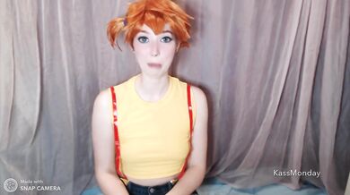 POV Misty Delivers Bare Bottom Spanking OTK As The Official Cerulean City Gym Leader