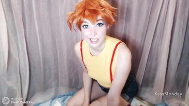 POV Misty Delivers Bare Bottom Spanking OTK As The Official Cerulean City Gym Leader