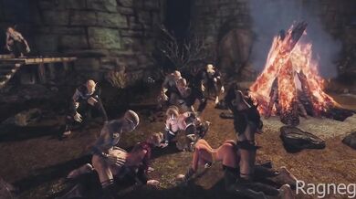Elves Destroyed By Falmers Gushing Creampie Gangbang Monster Butt Big Tits Skyrim 3D HD