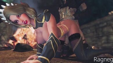 Elves Destroyed By Falmers Gushing Creampie Gangbang Monster Butt Big Tits Skyrim 3D HD