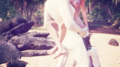 Furry Cat Destroyed Gushing NSFW Anime 3some Gangbang Parody