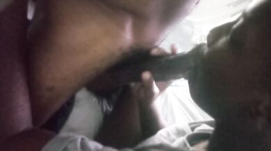 Ebony Hood Thot Gushes Sloppy Blowjob Cumload Inside Tenements Cottage Amateur POV HD