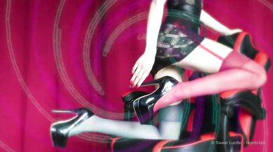 Sweet Lucifer Giantess Mistress Goddess Chokes Your Small Dick Dangling Feet