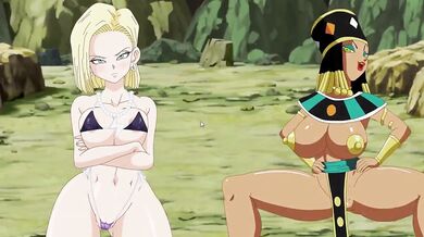 Super Slut Z Tournament Ep 3 Android 18 destroyed by giant dick old pervert god