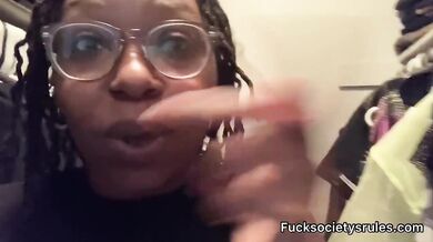 Ebony Lesbian POV Pussy Eating Roleplay Big Clit Sucking