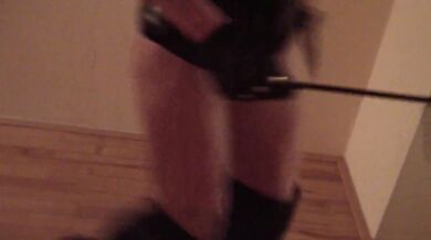 Petite Cat Woman Fucks Submissive Man with Big Cock in Budapest Hotel