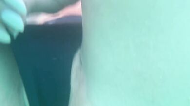 Girl Sunbathing On The Beach Destroyed By Public Masturbation And Pissing In The Sea