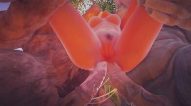 Rough Double Monster Anal Destroyed With Squirting Orgasm