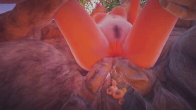 Rough Double Monster Anal Destroyed With Squirting Orgasm