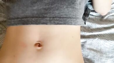 Belly Button Navel Play With Medical Gloves Fingering Amateur Babe