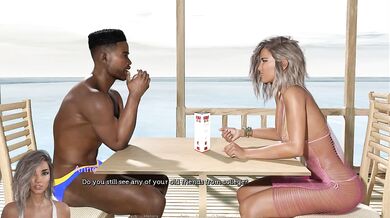 Black Cock Ruins Married Wife on Public Beach in BBC Group Orgy