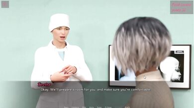 Nora Drinks Cum and Gushes While Polly Chokes on a Lesbian Strapon in This Fantasy PC Game Threesome