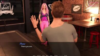 Nora Drinks Cum and Gushes While Polly Chokes on a Lesbian Strapon in This Fantasy PC Game Threesome
