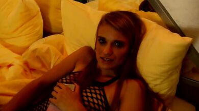 Young Sophie Gets Destroyed By Her Own Petite Masturbation While He Watches