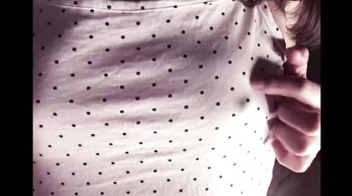 Noodle Nips Destroyed Gushing Clothed Japanese Amateur Masturbation Close Up