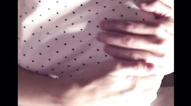 Noodle Nips Destroyed Gushing Clothed Japanese Amateur Masturbation Close Up