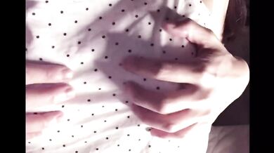 Noodle Nips Destroyed Gushing Clothed Japanese Amateur Masturbation Close Up
